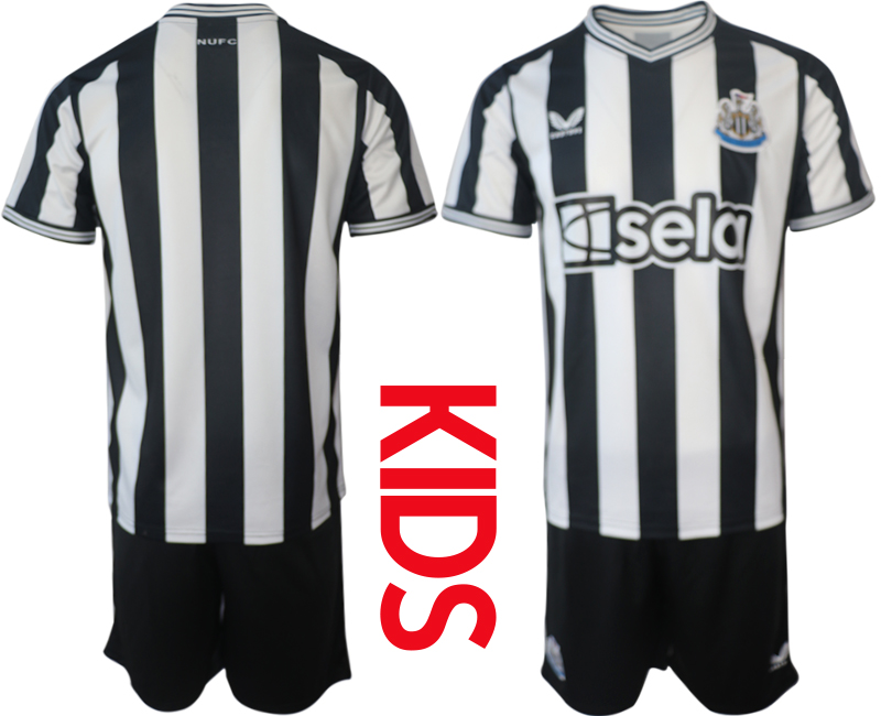 Youth 2023-2024 Club Newcastle United home soccer jersey->new orleans saints->NFL Jersey